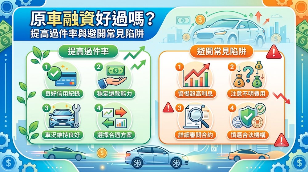 原車融資好過嗎?提高過件率與避開常見陷阱